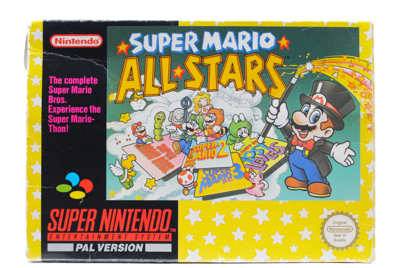 Super Mario All-Stars - Supernintendo/SNES - PAL/SCN/EUR (Begagnad)