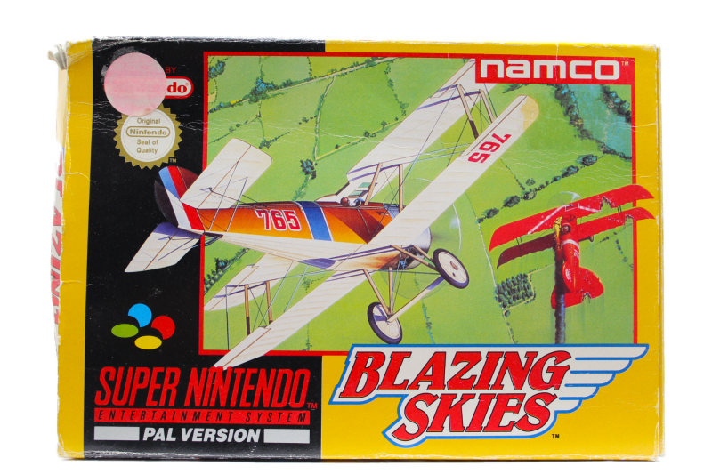 Blazing Skies - Supernintendo/SNES - PAL/SCN/EUR (KÄYTETTY TAVARA)