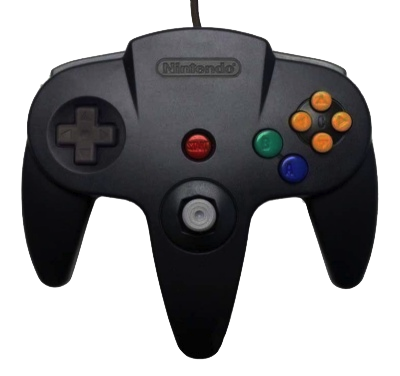 Nintendo 64 Controller - Black - Original Used (BRUGT VARE)