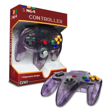 N64 Handkontroll (Atomic Purple) Ny
