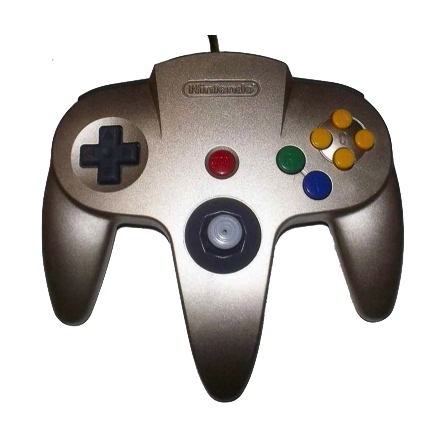 Nintendo 64 Handkontroll Guld/Gold beg