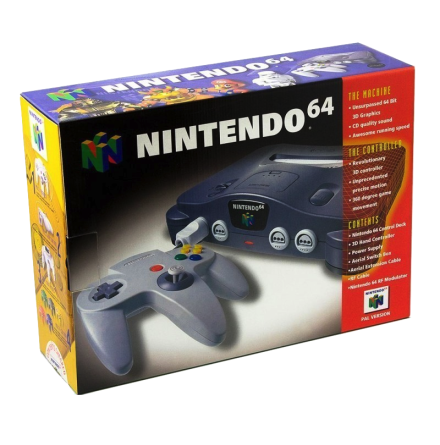 Nintendo 64 Console Charcoal Grey original