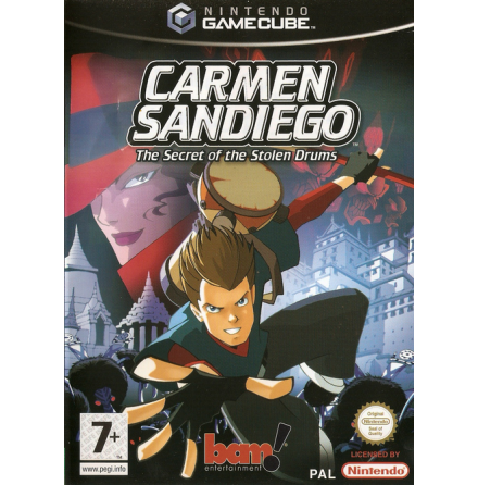 Carmen Sandiego: The Secret of the Stolen Drums - Nintendo Gamecube - PAL/EUR/SWD (SE/DK Manual) - Complete (CIB)