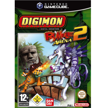 Digimon Rumble Arena 2 - Nintendo Gamecube - PAL/EUR/SWD (SE/DK Manual) - Complete (CIB)