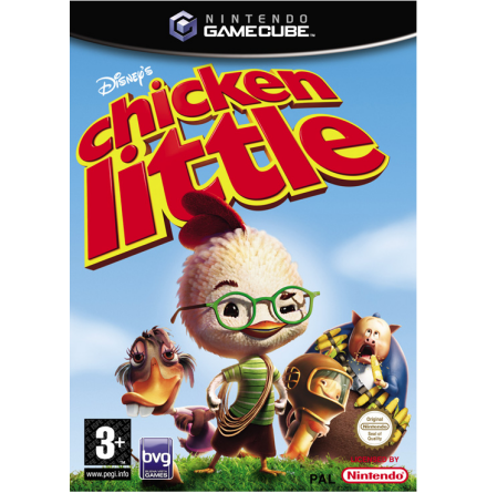 Disney's Chicken Little - Nintendo Gamecube - PAL/EUR/SWD (SE/DK Manual) - Complete (CIB)