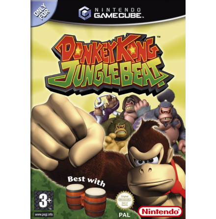 Donkey Kong Jungle Beat - Nintendo Gamecube - PAL/EUR/UKV - Complete (CIB)