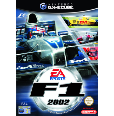 F1 2002 - Nintendo Gamecube - PAL/EUR/SWD (SE/DK Manual) - Complete (CIB)