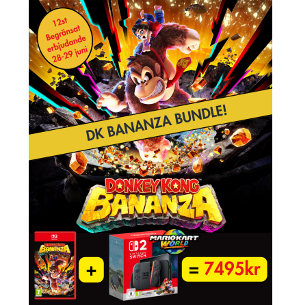 Nintendo Switch 2 + Mario Kart World + Donkey Kong Bananza